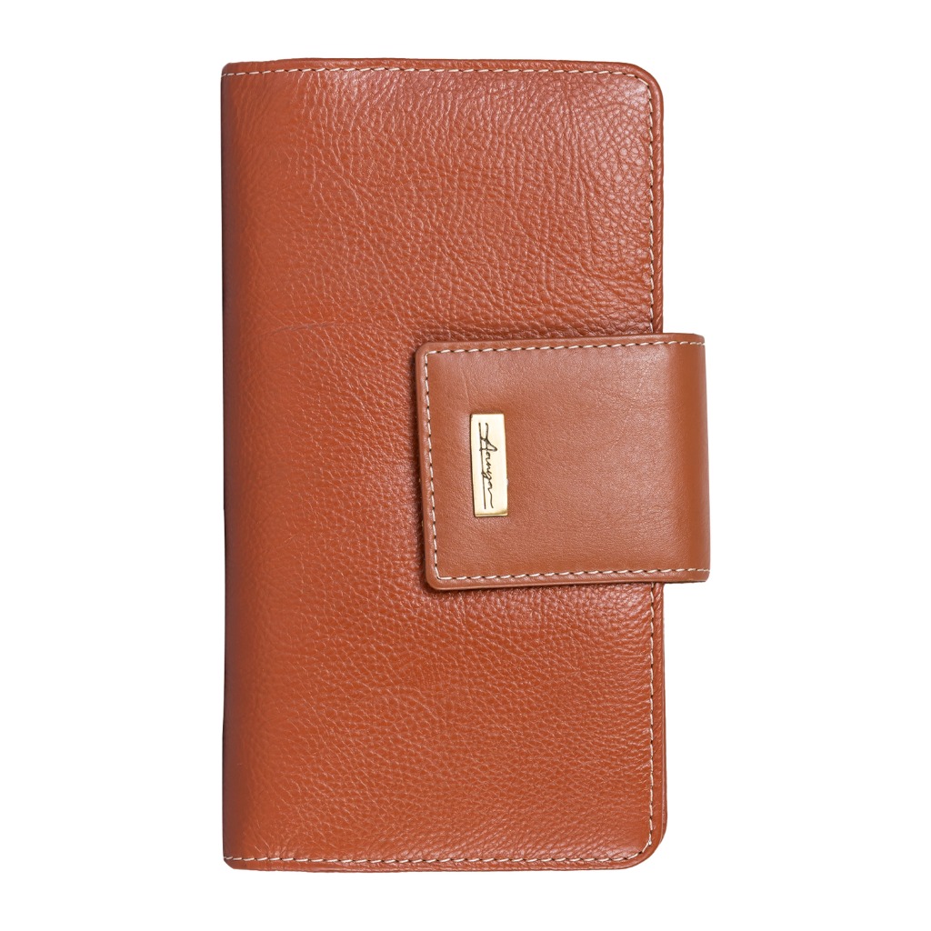 Signature Women's Leather Clutch