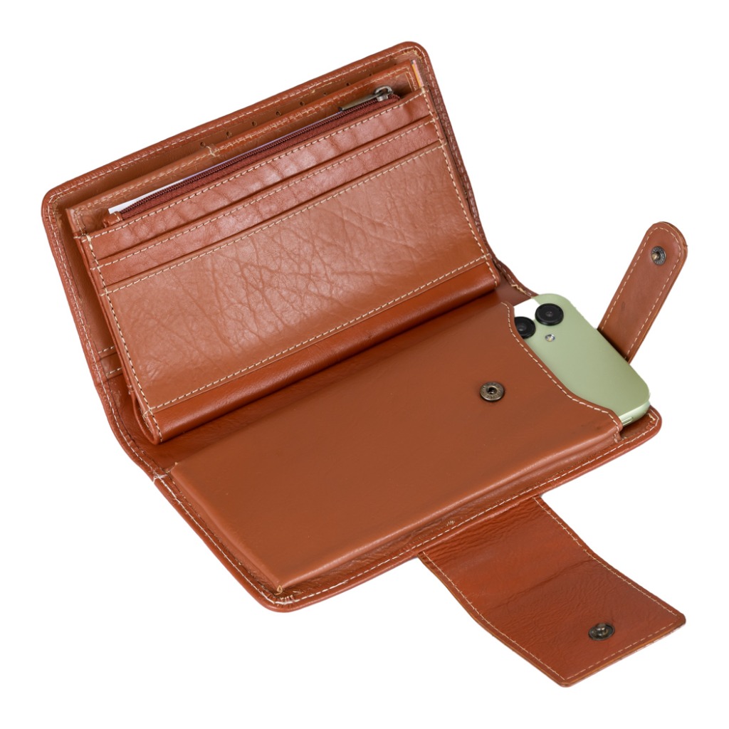 Signature Women's Leather Clutch view 4